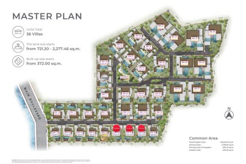 Вилла с 3 спальнями в Пхукет, Таиланд №89004 26