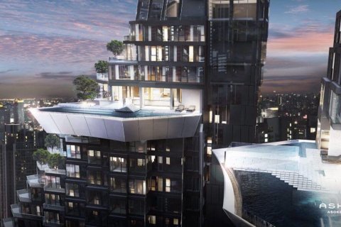 Кондоминиум  с 1 спальней в Бангкок, Таиланд №417 7