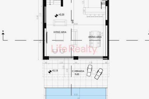 3 bedrooms House in Geroskípou, Cyprus No. 78636 2