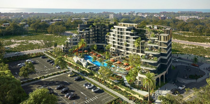 Квартира с 2 спальнями в Аксу, Турция №121944