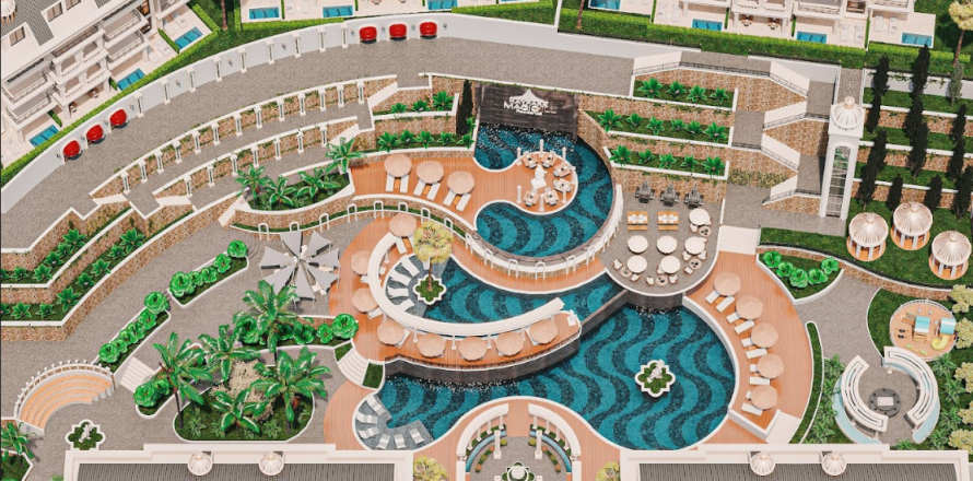 2 chambres Penthouse à Turkler, Turkey No. 12841