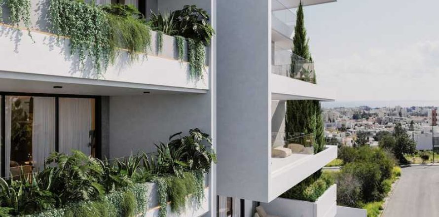 Пентхаус с 2 спальнями в Лимассол, Кипр №83131