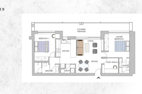 Квартира с 2 спальнями в Мосхатон, Греция №54712 1