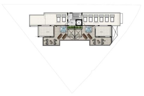 Пентхаус с 3 спальнями в Агиос Афанасиос, Кипр №65729 12