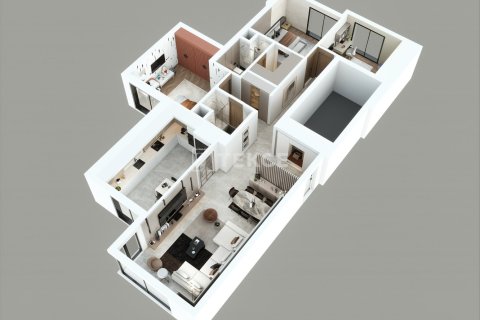 Квартира с 3 спальнями в Phu Tan, Вьетнам №17673 25