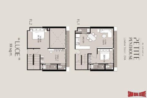 2 bedrooms Duplex in Bangkok, Thailand No. 97221 18