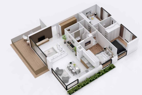 3 bedrooms Apartment in Nicosia, Cyprus No. 82102 5