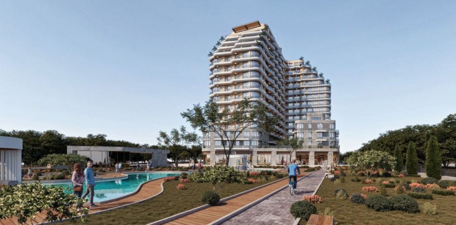 Квартира с 2 спальнями в Бююкчекмедже, Турция №121362