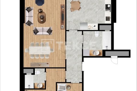 Квартира с 3 спальнями в An Thach Trung, Вьетнам №72681 20