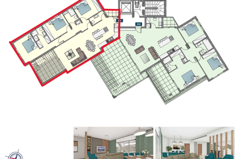 Пентхаус с 3 спальнями в Гермасойя, Кипр №79727 2