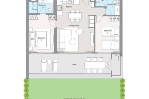 2 bedrooms Condo  in Layan Beach, Thailand No. 1142 7