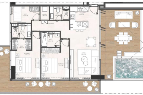 2 chambres Appartement à Can Tho, Vietnam No. 92907 8