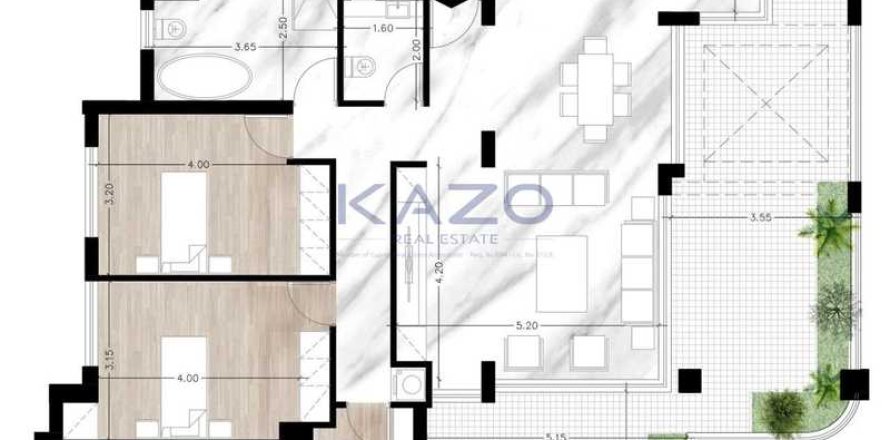 Пентхаус с 3 спальнями в Агиос Афанасиос, Кипр №72932