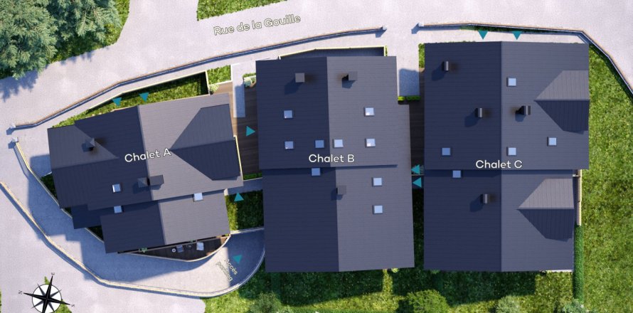 3 bedrooms Apartment in Les Belleville, France No. 100049