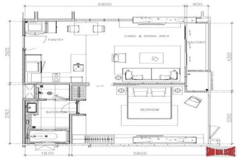1 bedroom Apartment in Bangkok, Thailand No. 96125 2
