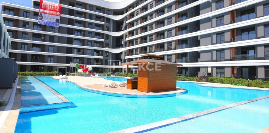 Квартира с 1 спальней в Аксу, Турция №11048